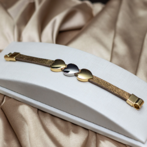 Pulseira Trio Corações